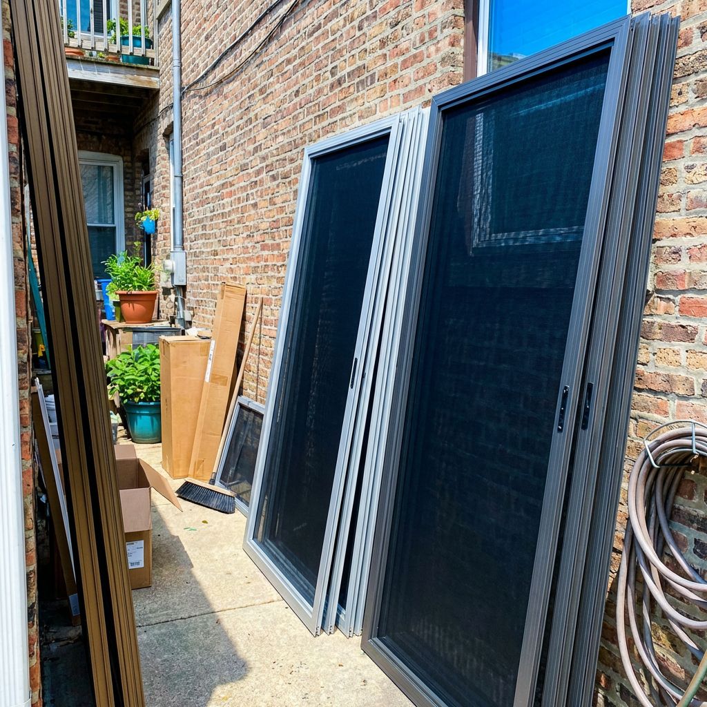 Sliding patio screen doors for Pennsylvania homes