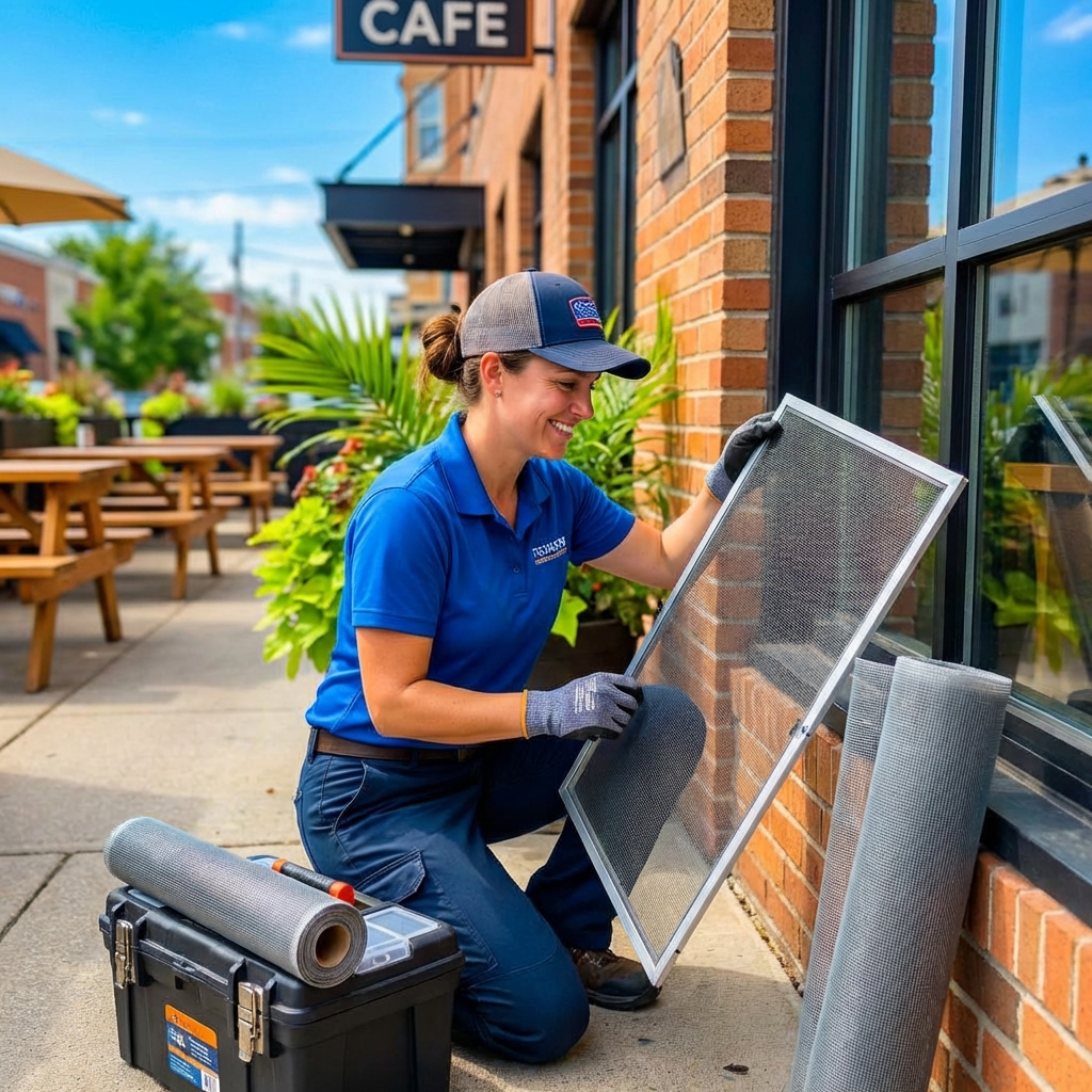 Window screen installation in Pennsylvania